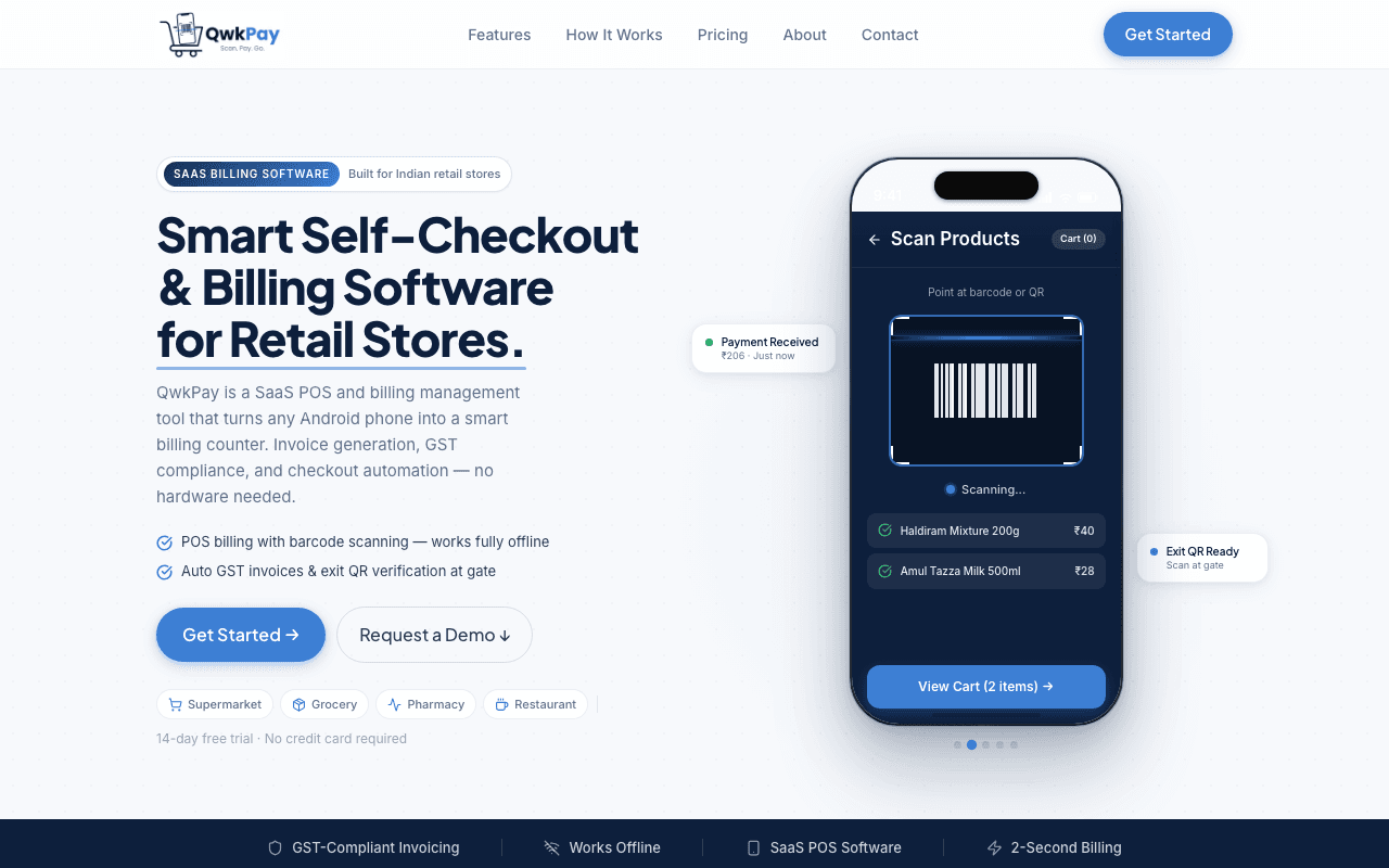 QwkPay — Retail Tech